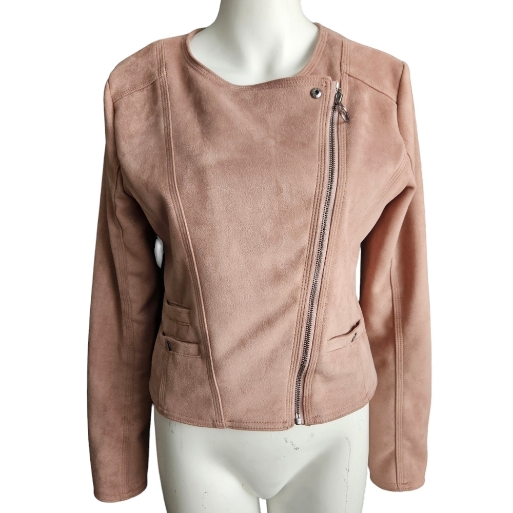 Hauteā Monde Moto Jacket Sz Medium